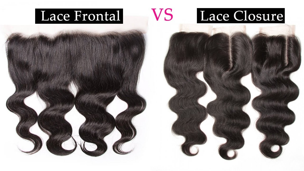 difference between a lace closure and a lace frontal